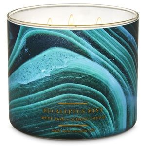 BATH & BODYWORKS | Eucalyptus Mint 3 Wick Candle